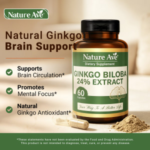 Ginkgo Biloba 120mg 60 Caps