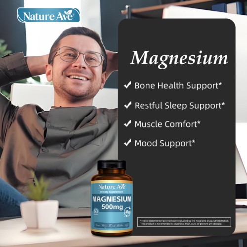 Magnesium 500mg 60 Caps Magnesium 500mg 60 Caps