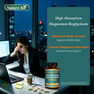 Magnesium Bisglycinate 200mg 60 Caps
